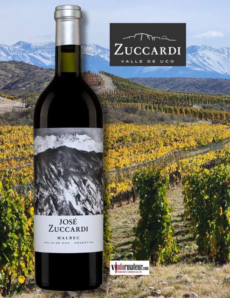José Zuccardi, Malbec, Argentine, Valle de Uco, vin rouge, 2021 bouteille