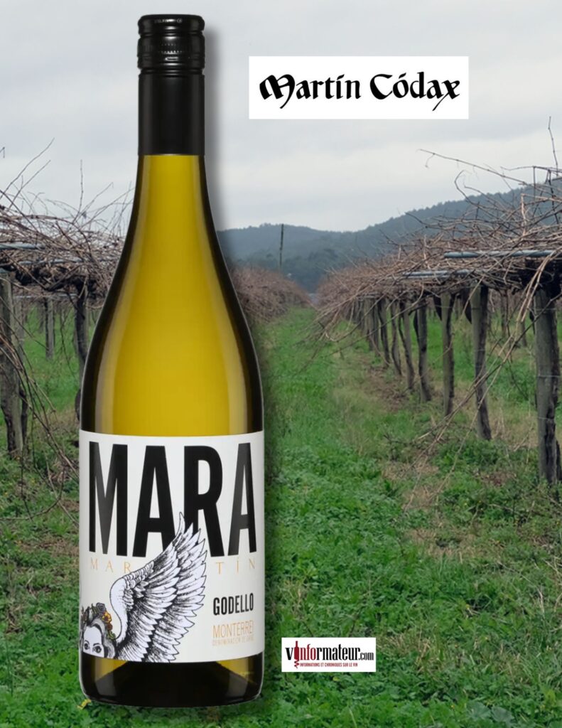 Godello, Mara Martin, Espagne, Galice, Monterrei DO, vin blanc, 2023 bouteille