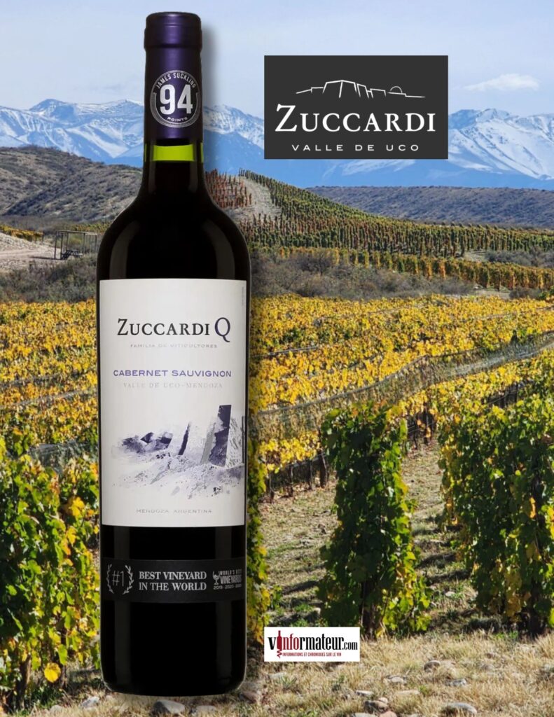 Zuccardi Q, Cabernet-Sauvignon, Argentine, Valle de Uco, vin rouge, 2022 bouteille