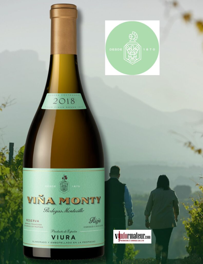 Vina Monty, Bodegas Montecillo, Rioja Alta, vin blanc, 2018 bouteille
