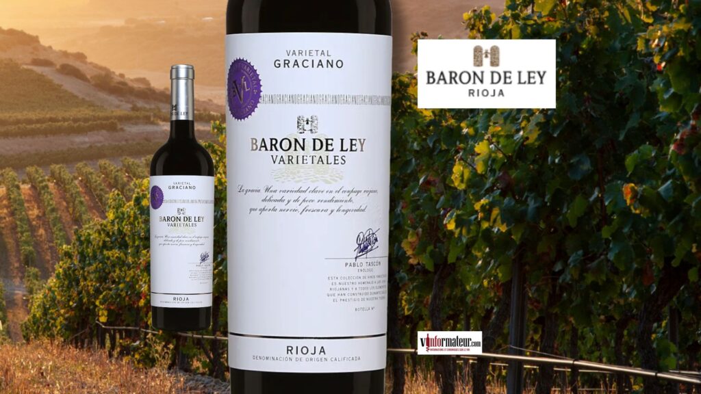 Baron de Ley, Varietales, Graciano, Espagne, Rioja, vin rouge, 2021 bouteille