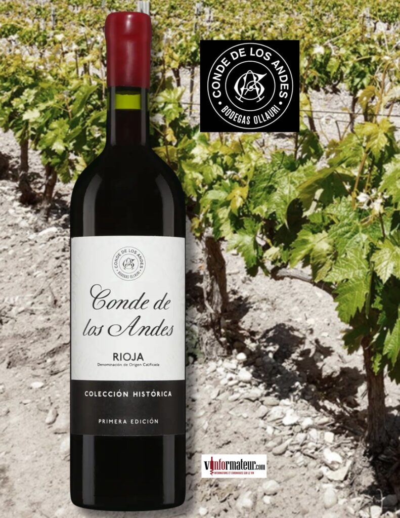 Conde de los Andes, Coleccion Historica, Rioja, Bodegas Ollauri, 2005 bouteille