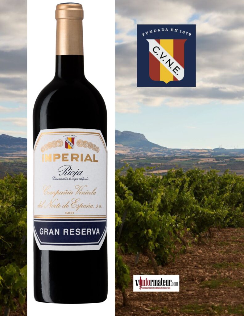 CVNE, Imperial, Gran Reserva, Rioja Alta, vin rouge, 2017 bouteille