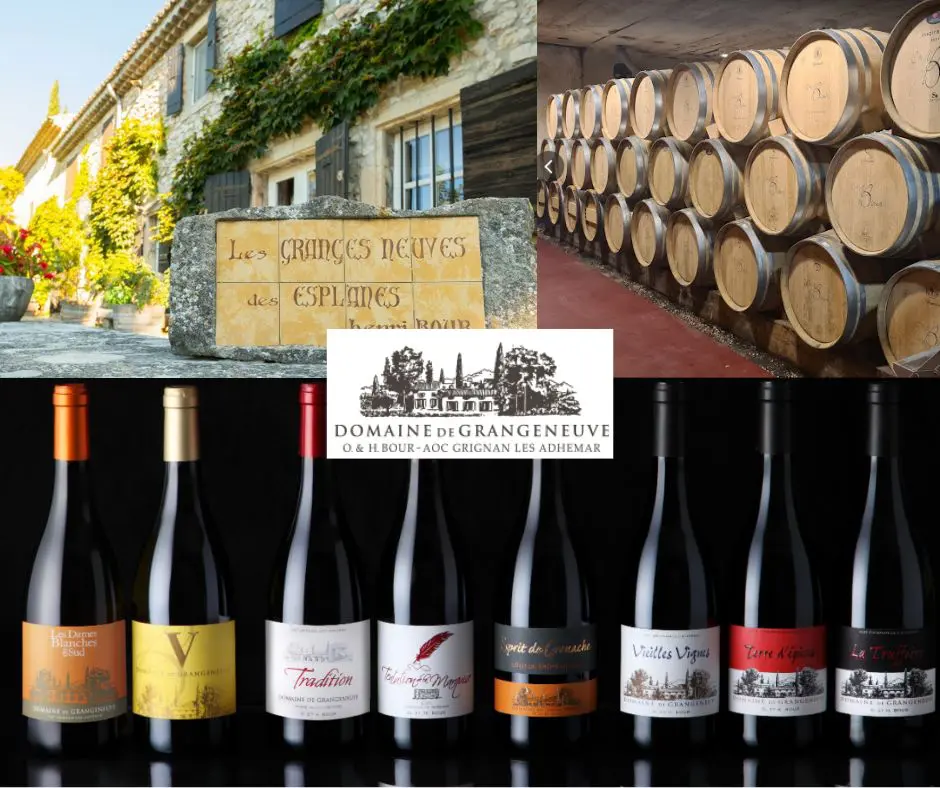 Domaine de Grangeneuve - chai et vins