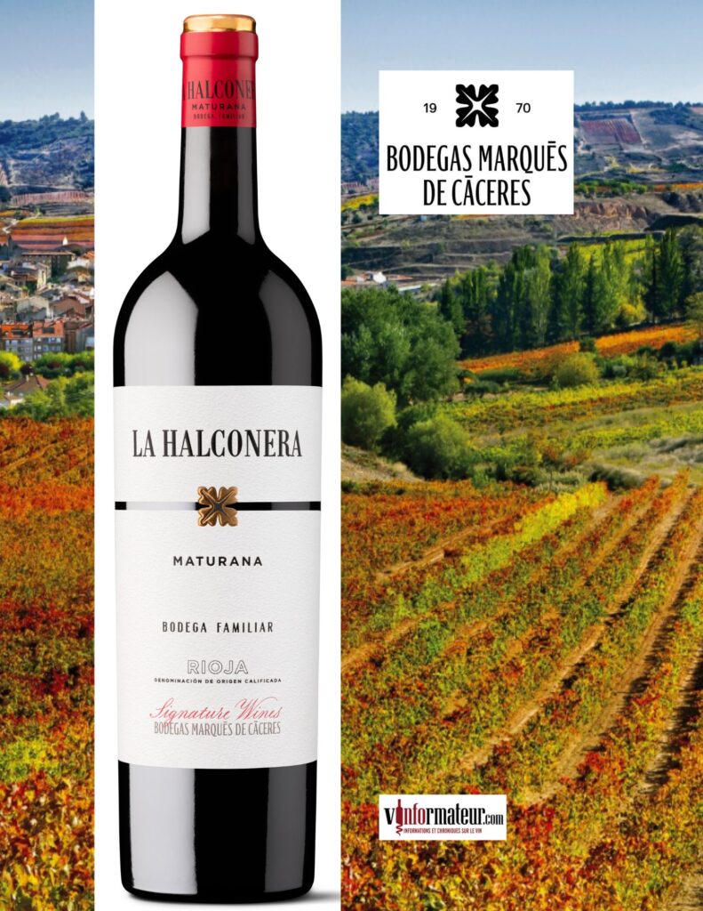La Halconera, Rioja DOCs, Bodegas Marques de Caceres, Signature Wines, vin rouge, 2021 bouteille