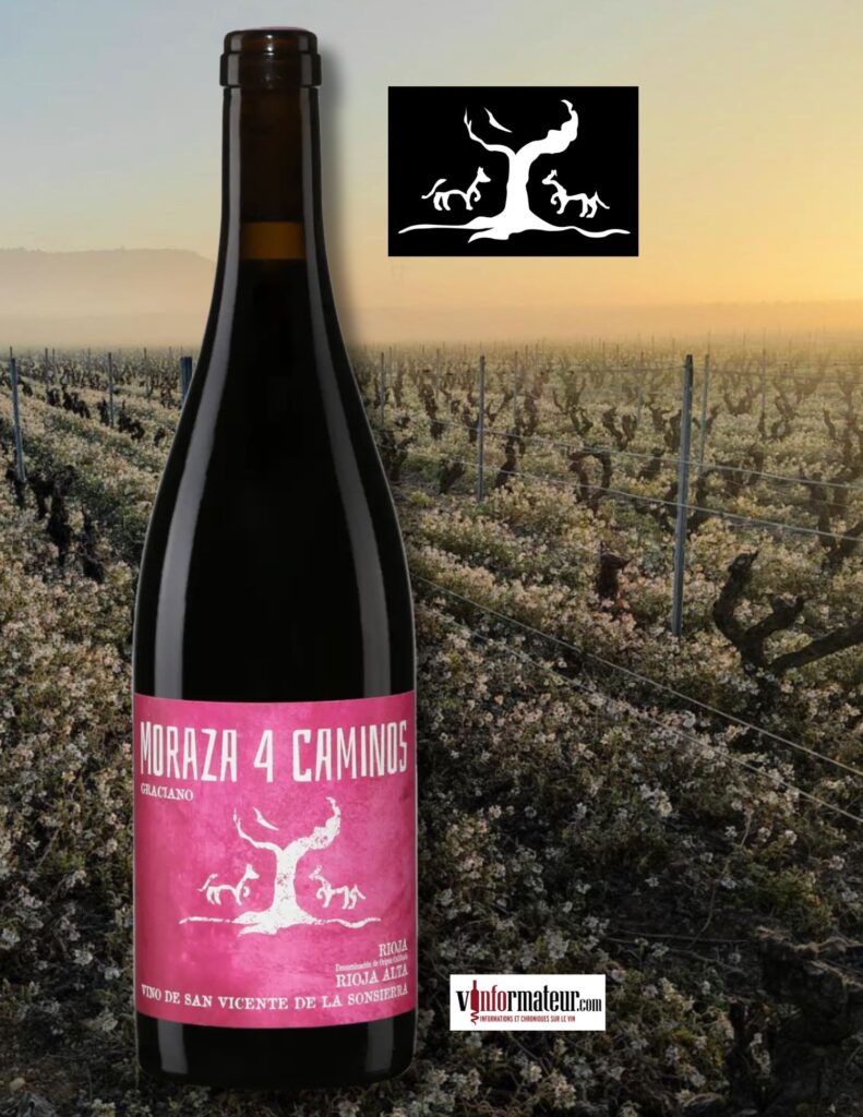 Bodegas Moraza, 4 Caminos, Graciano, Rioja Alta, vin rouge bio/nature, 2020 bouteille
