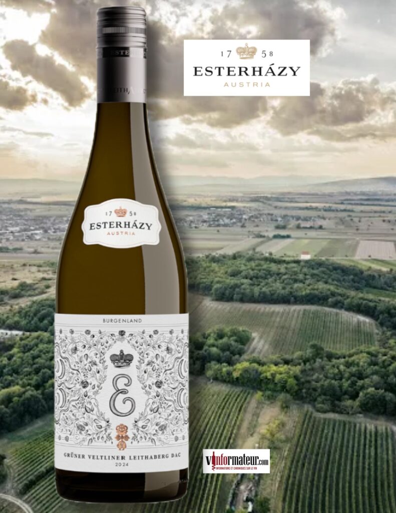 Esterhazy, Estoras, Gruner Veltliner, Autriche, Burgenland, vin blanc, 2024 bouteille