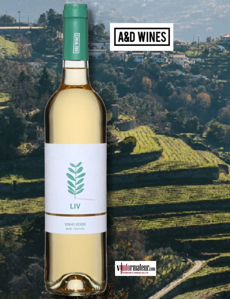 LIV, Portugal, Vinho Verde, vin blanc, 2024 bouteille