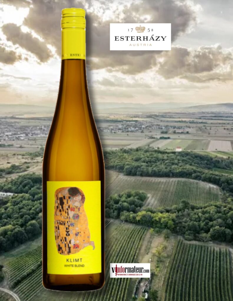 Esterhazy, Klimt, White Blend, Autriche, Burgenland, vin blanc, 2023 bouteille