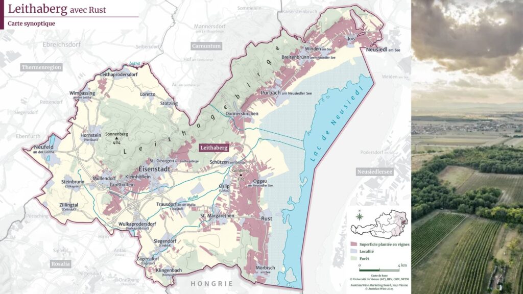 Carte viticole Autriche - Leithaberg