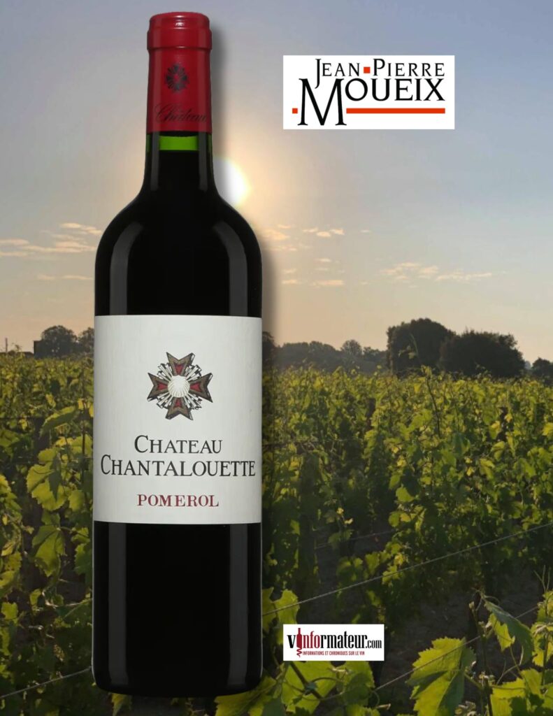 Château Chantalouette, Pomerol, vin rouge, 2020 bouteille