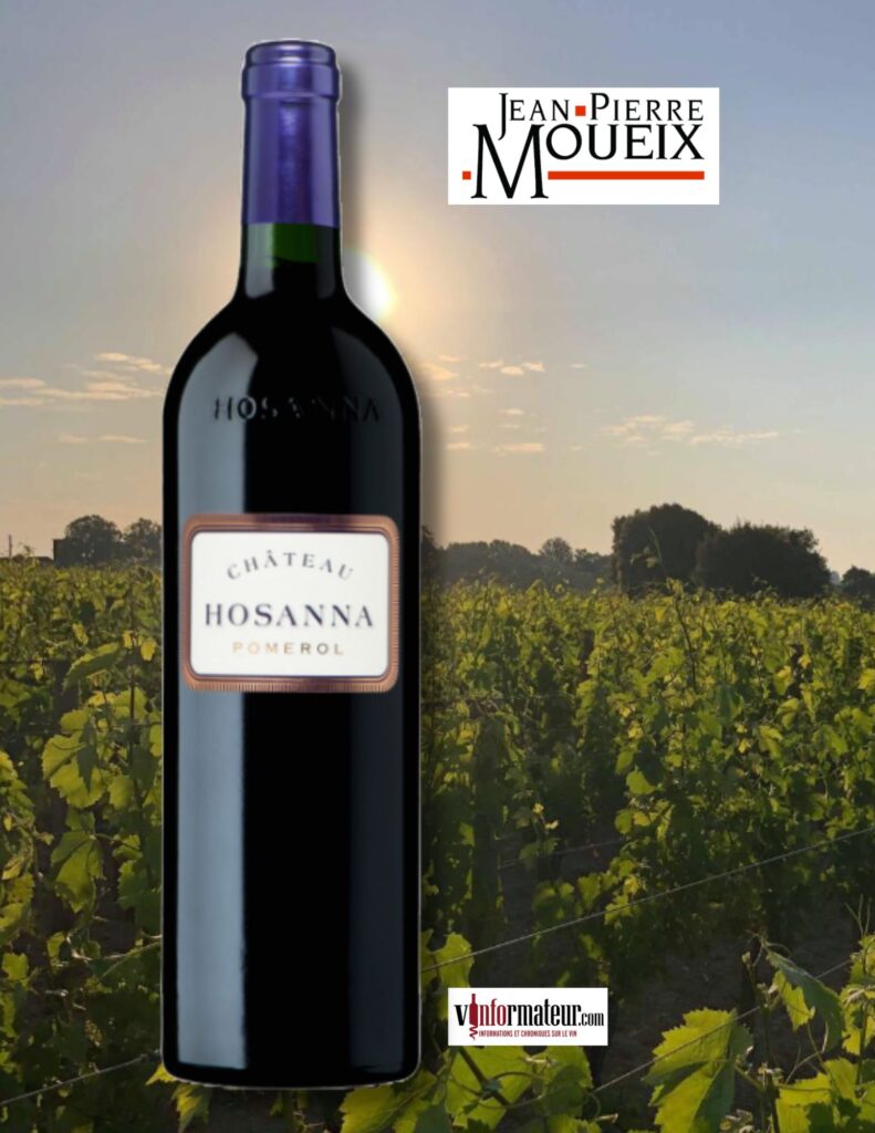 Château Hosanna, Pomerol, vin rouge, 2022 bouteille