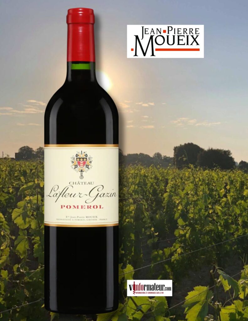 Château Lafleur-Gazin, Pomerol, vin rouge, 2022 bouteille