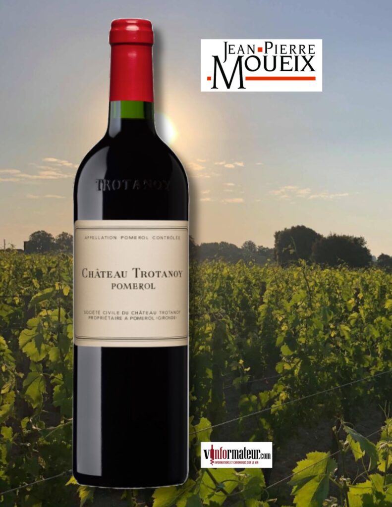 Château Trotanoy, Pomerol, vin rouge, 2022 bouteille