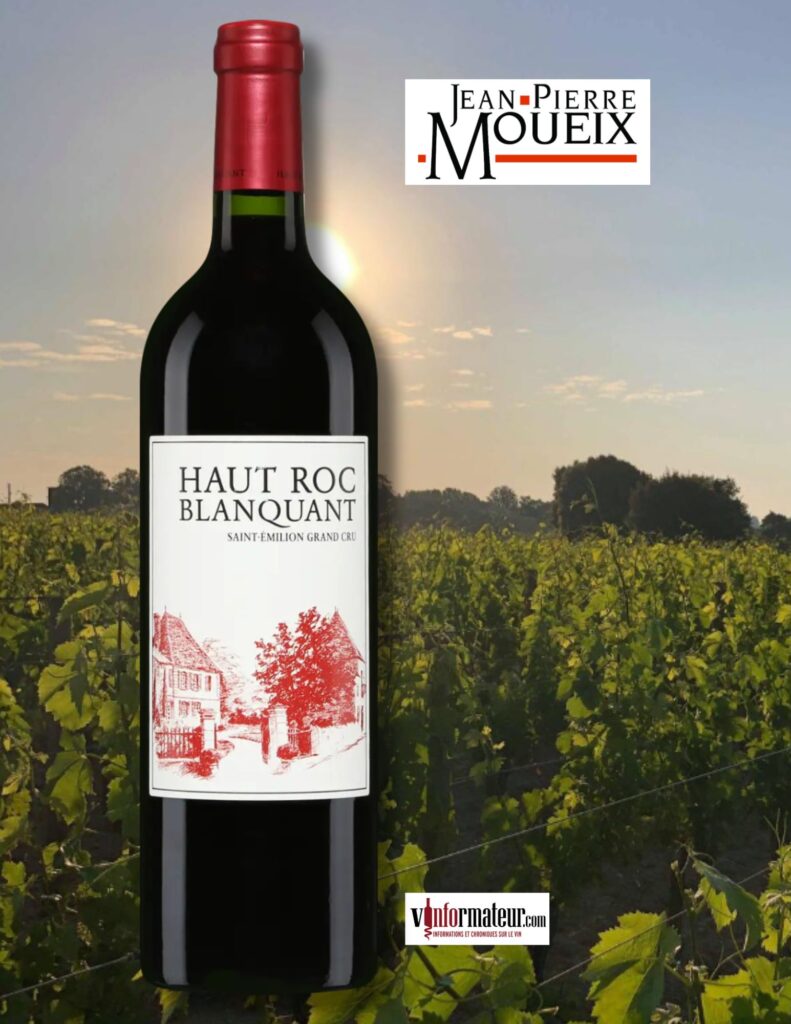 Haut Roc Blanquant, Saint-Émilion Grand Cru, vin rouge, 2019 bouteille