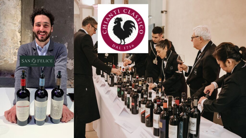 Dégustation Chianti Classico/Anteprime di Toscana. Francesco Baroni San Felice winemaker