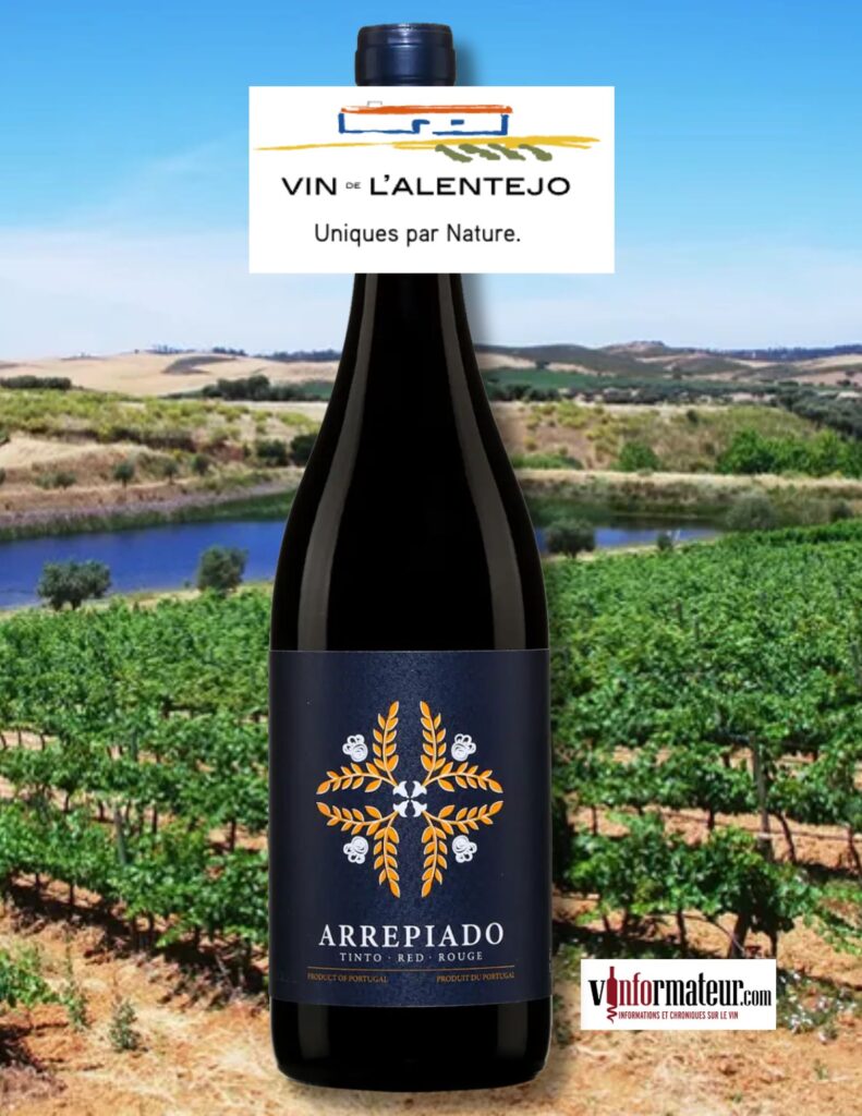 Herdade Do Arrepiado, Vinho Regional Alentejano, vin rouge, 2023 bouteille