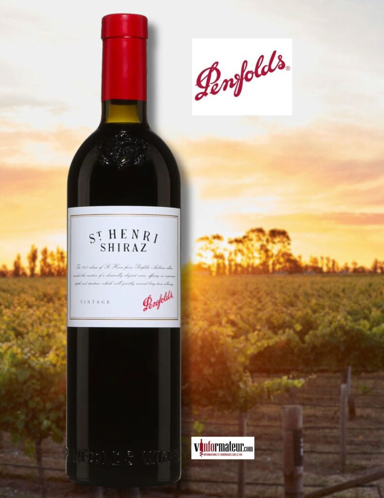 Penfolds, St-Henri, vin rouge, 2021 bouteille
