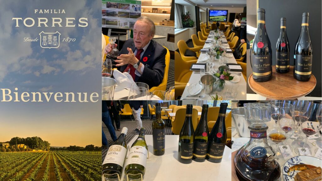 Dégustation des vins de Familia Torres - M. Miguel A. Torres