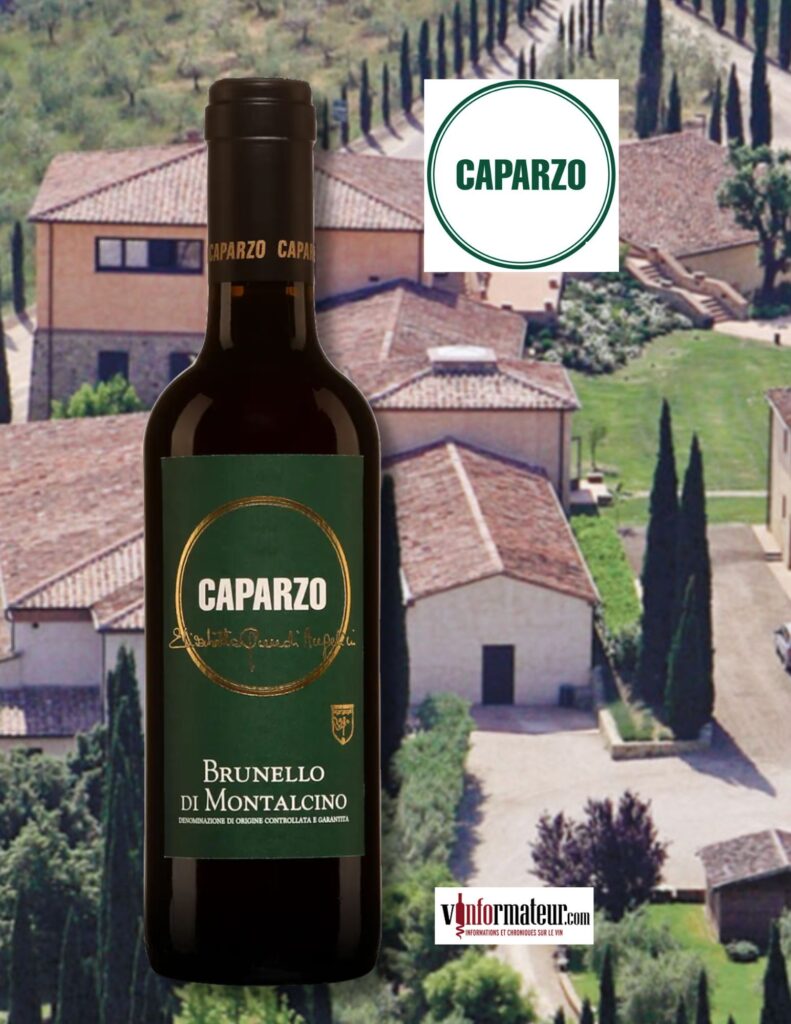 Caparzo, Brunello di Montalcino, vin rouge, format 375 ml, 2019 bouteille