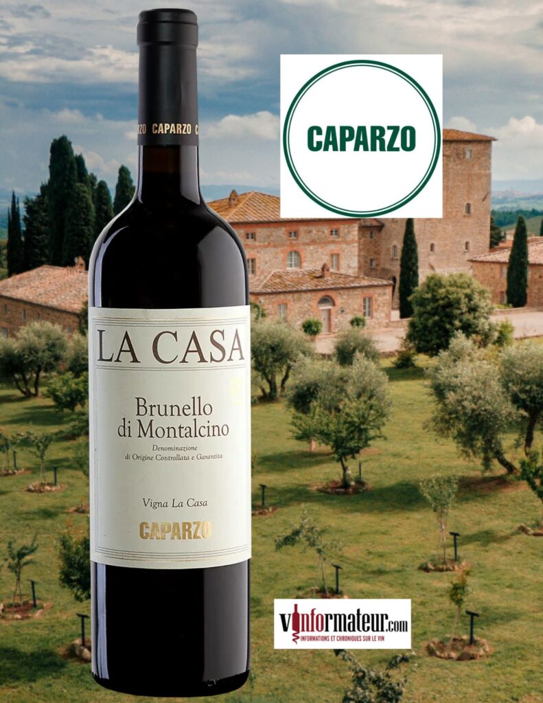 Caparzo, La Casa, Brunello di Montalcino DOCG, vin rouge, 2019 bouteille