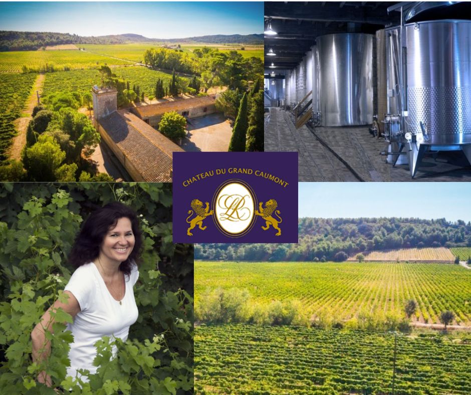 Château du Grand Caumont - Laurence Rigal, chai et vignobles
