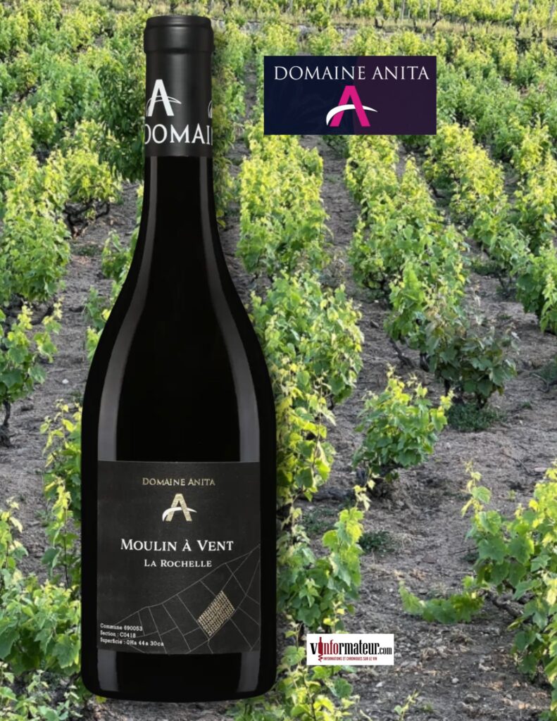 Domaine Anita, La Rochelle, cru Moulin-à-Vent, vin rouge, 2023 bouteille