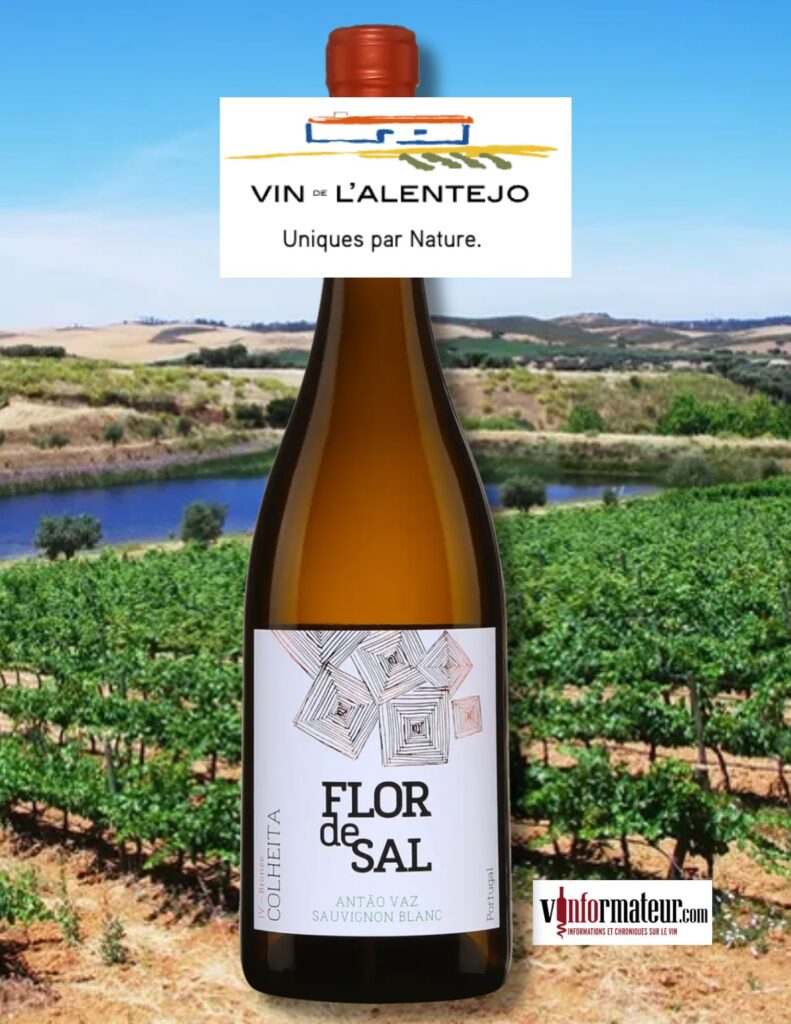 Flor de Sal, DOC Alentejo, Ervideira, vin blanc, 2024 bouteille