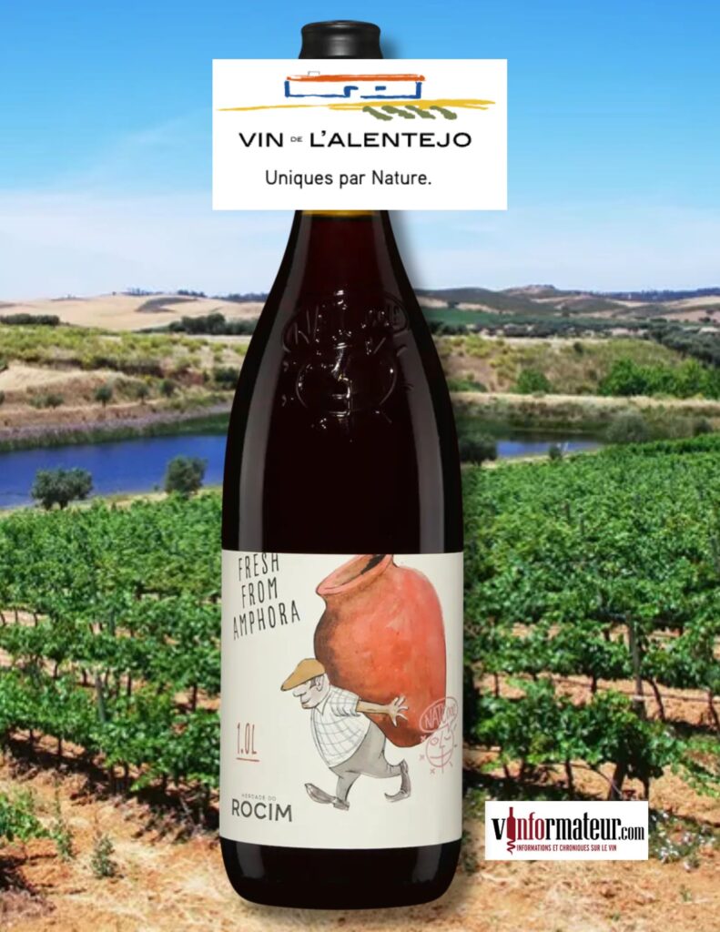 Fresh from Amphora, DOC Alentejano, Herdade do Rocim, vin rouge nature, 2023 bouteille