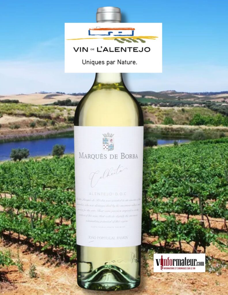 Marques de Borba, DOC Alentejo, Joao Portugal Ramos, vin blanc, 2024 bouteille