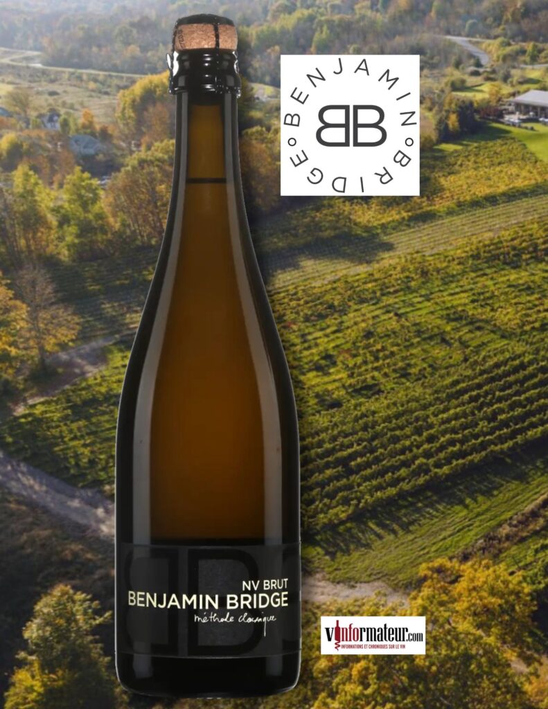 Benjamin Bridge, NV Brut, méthode classique, Nouvelle-Écosse bouteille