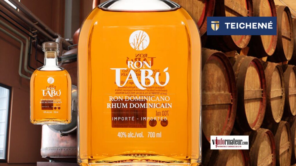 Ron Tabú, Rhum Dominicain ambré, vieilli 3 ans, Teichenné S.A., 700ml bouteille