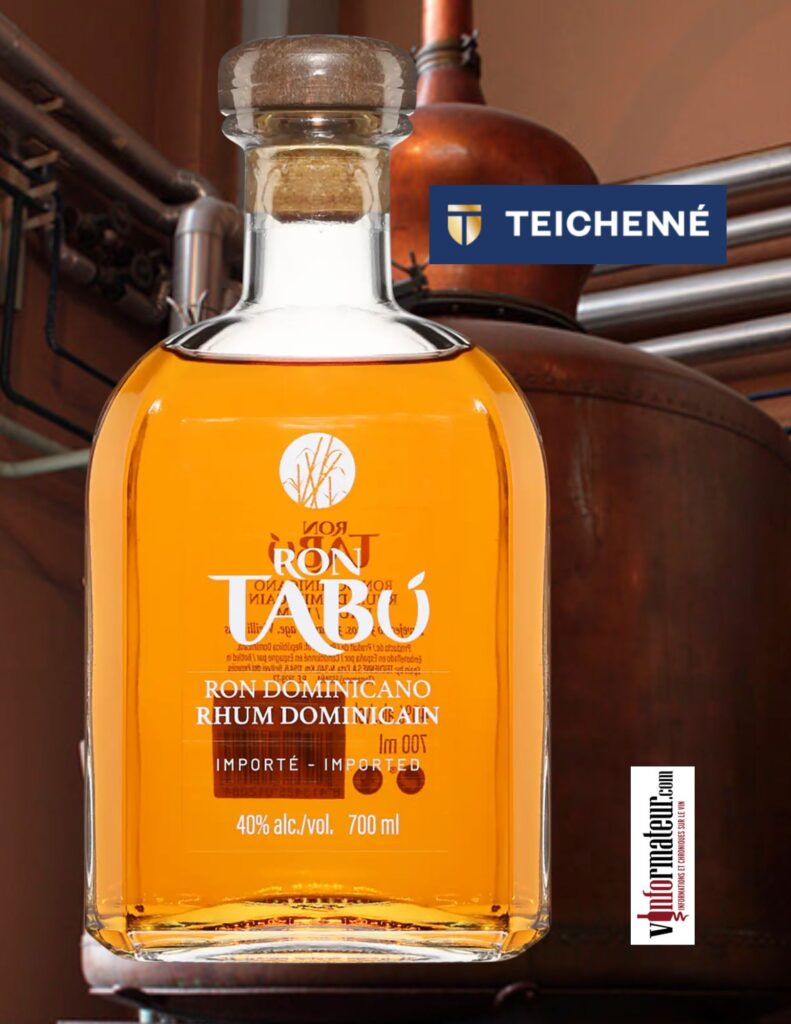Ron Tabú, Rhum Dominicain ambré, vieilli 3 ans, Teichenné S.A., 700ml bouteille