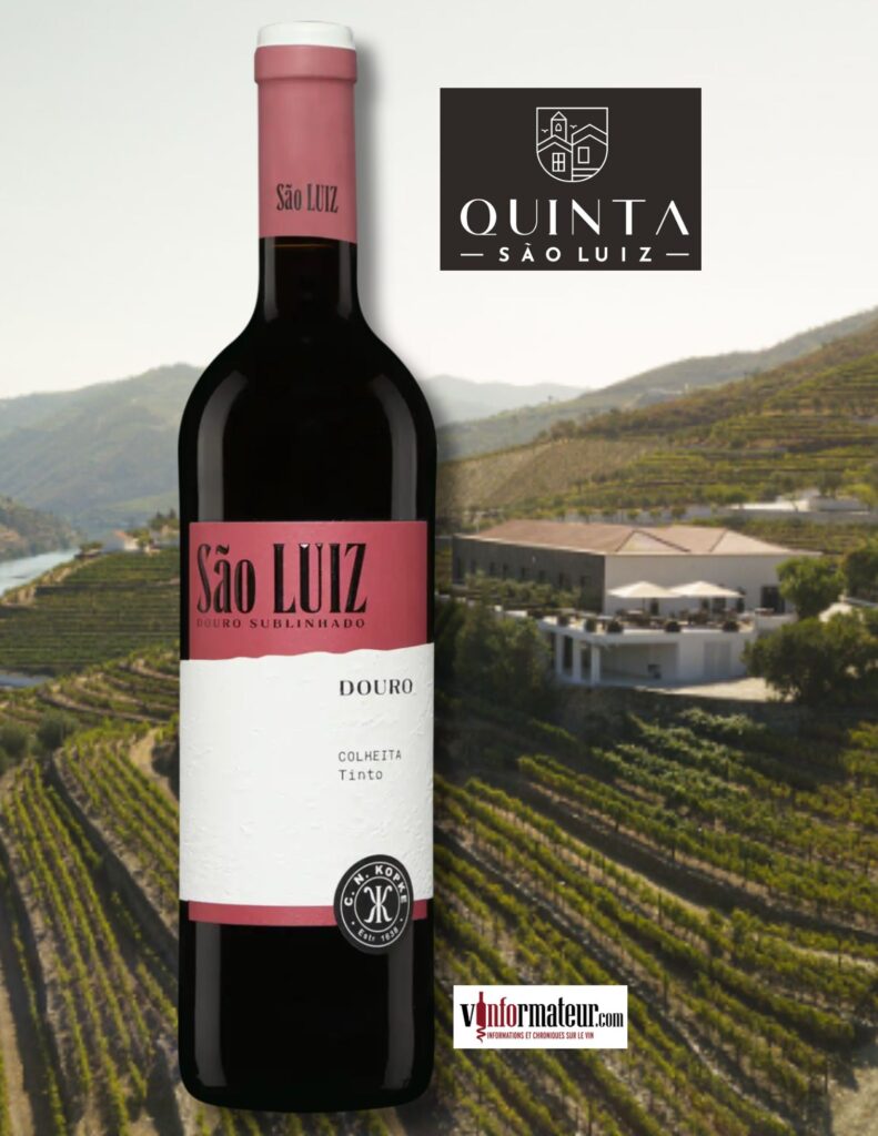 Sao Luiz, Portugal, Douro Sublinhado, Colheita, Sogevinus/C.N. Kopke, vin rouge, 2022 bouteille