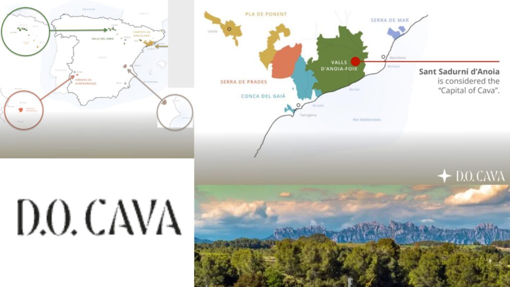 Cartes viticoles Cava