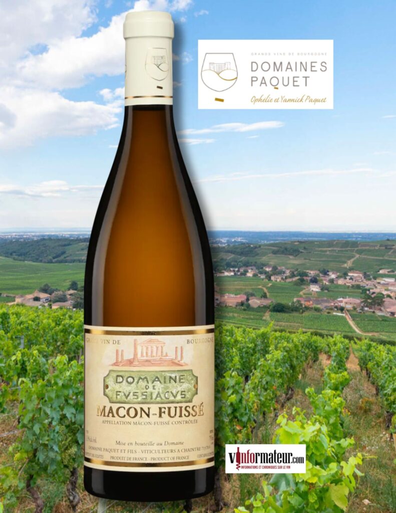Domaine de Fussiacus, Mâcon-Fuissé, France, Bourgogne, Mâconnais, Domaines Paquet, vin blanc, 2024 bouteille