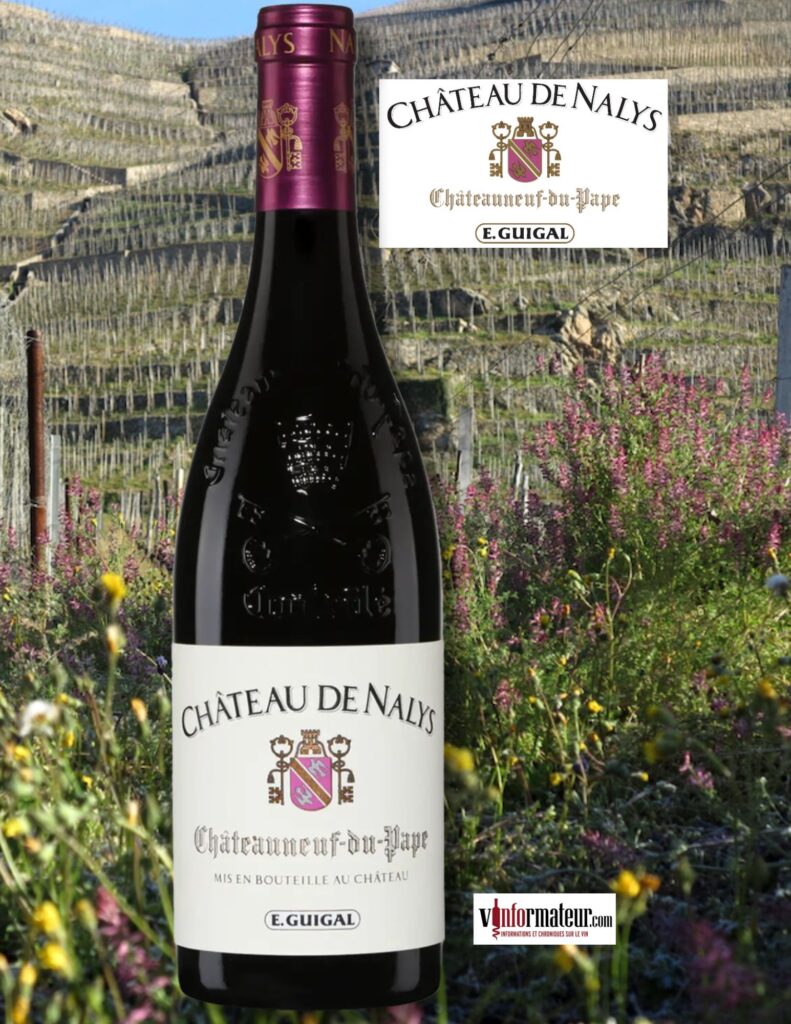 E. Guigal, Château de Nalys, Châteauneuf-du-Pape, vin rouge, 2022 bouteille