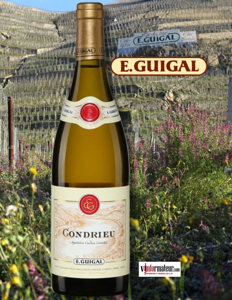 E. Guigal, Condrieu AOC, Rhône septentrional, vin blanc, 2023 bouteille