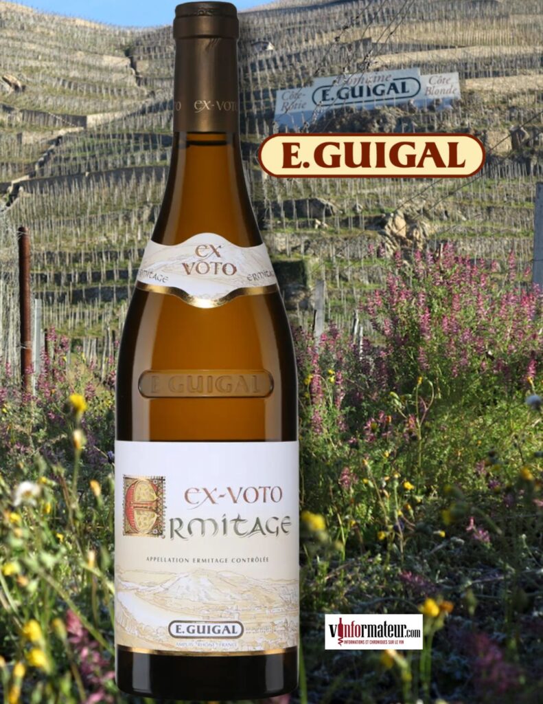 E. Guigal, Ermitage AOC, Ex-Voto, vin blanc, 2022 bouteille