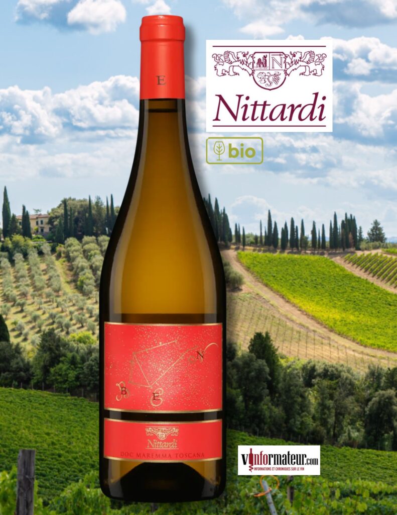 Nittardi, Ben, Vermentino, Toscane, Maremma DOC, vin blanc bio, 2025 bouteille