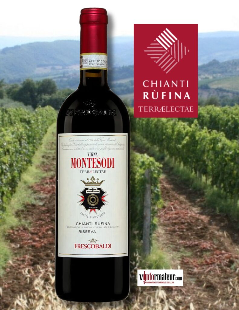 Frescobaldi, Vigna Montesodi, Terraelectae, Chianti Rufina Riserva, 2020 bouteille