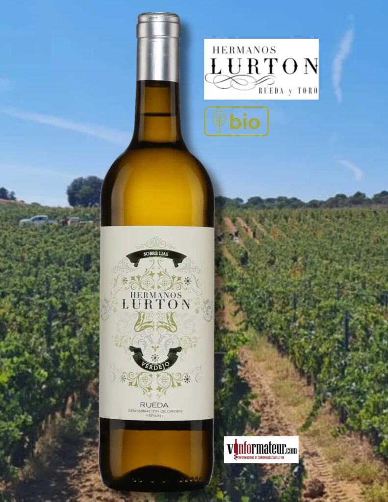 Verdejo, La Perdiz, Hermanos Lurton, Espagne, Rueda, vin blanc bio, 2024