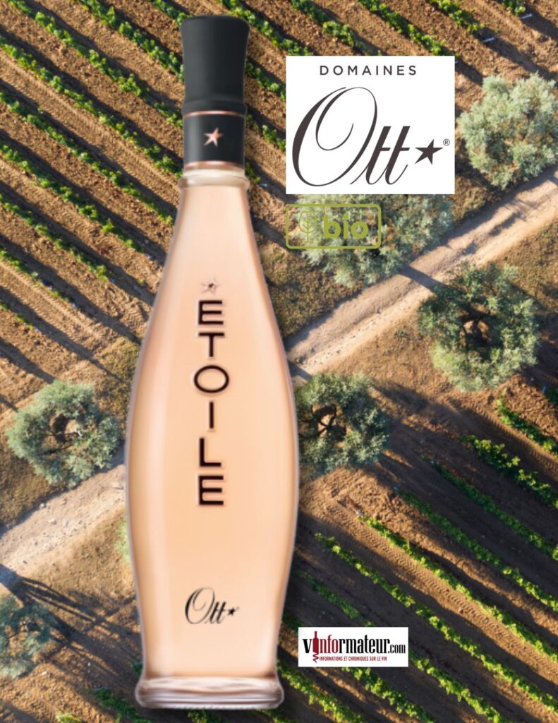 Étoile, Domaines Ott, Vin de France, rosé bio, 2023 bouteille