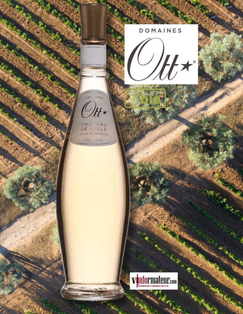 Château de Selle, Ott, France, AOC Côtes de Provence, rosé bio, 2024 bouteille