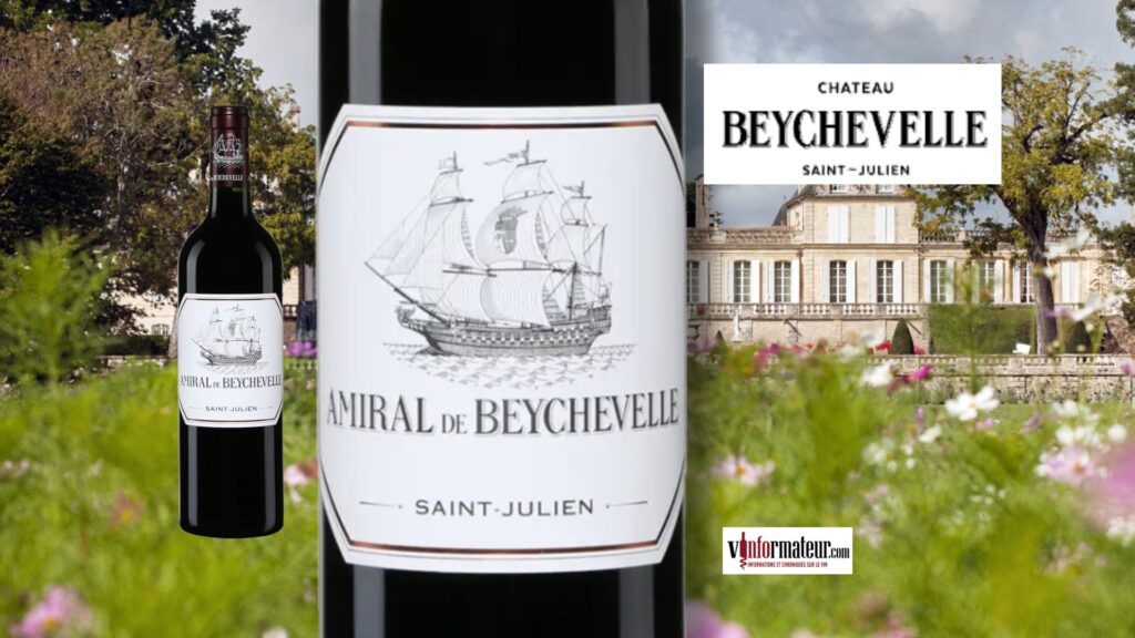 Amiral de Beychevelle 2022 : 2e vin de Château Beychevelle en quantités limitées.