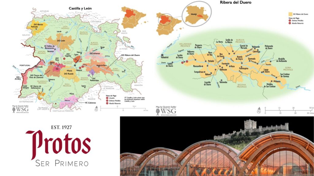 Cartes viticoles: Castilla y Leon, Ribera del Duero