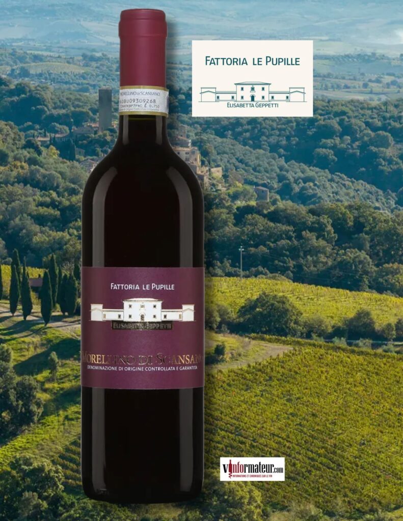 Fattoria Le Pupille, Morellino di Scansano DOCG, vin rouge, 2024 bouteille