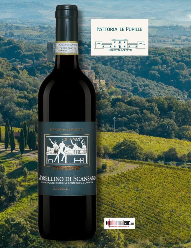 Fattoria Le Pupille, Morellino di Scansano Riserva DOCG, vin rouge, 2022 bouteille