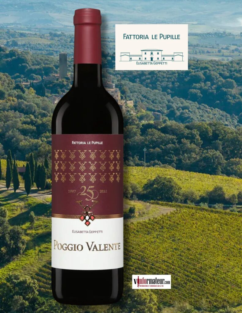 Fattoria Le Pupille, Poggio Valente, Toscane Rosso IGT, 2022 bouteille