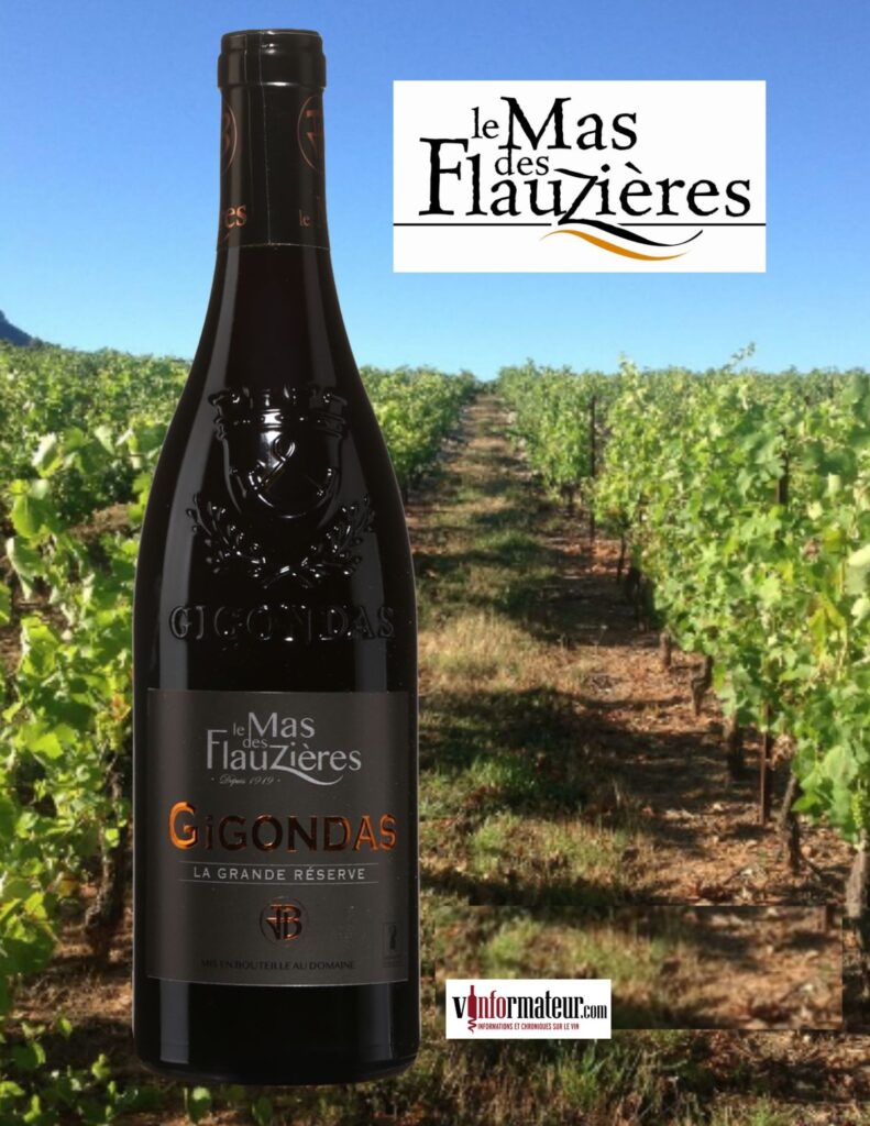Le Mas des Flauzières, Cru du Gigondas AOC, La Grande Réserve, 2021 bouteille